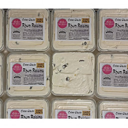 Crème Glacée Rhum Raisins - le bac de 1 L