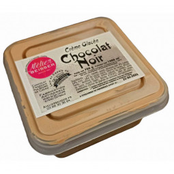 Crème Glacée Chocolat Noir - le bac de 1 L