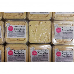 Crème Glacée Cacahuètes Caramel Brownie - le bac de 1 L