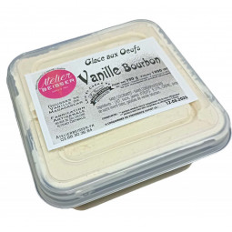 Glace aux Œufs Vanille à la Gousse Bourbon - le bac de 1 L