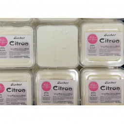 Sorbet Citron 25% - le bac de 1 L