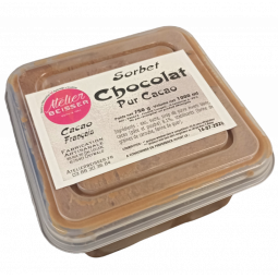 Sorbet Chocolat Pur Cacao - le bac de 1 L