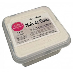 Sorbet Noix de Coco - le bac de 1 L